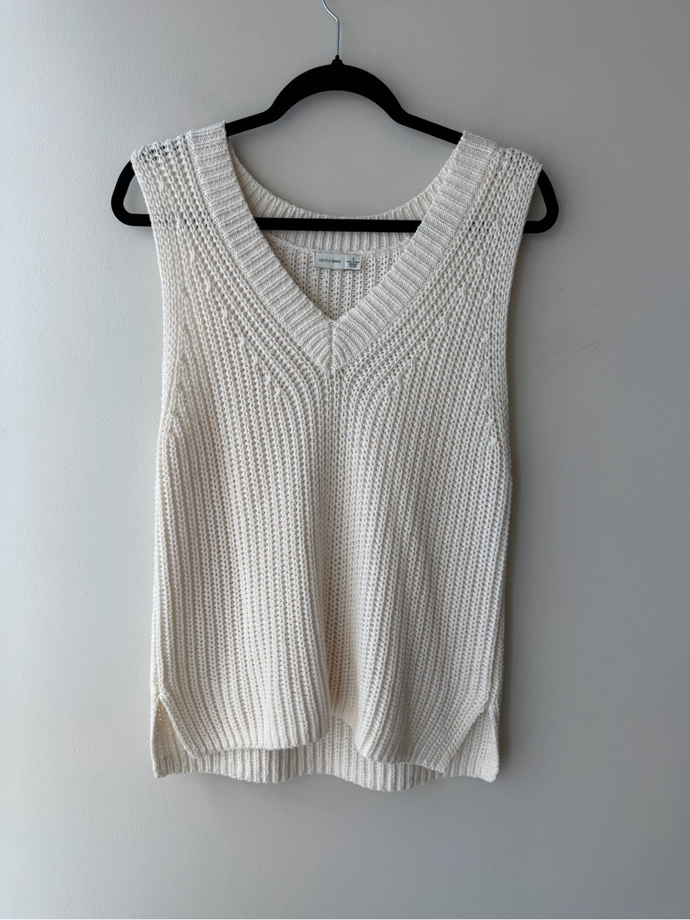 Gentle Fawn Cream Knit Sweater Tank - Picture 4 of 5